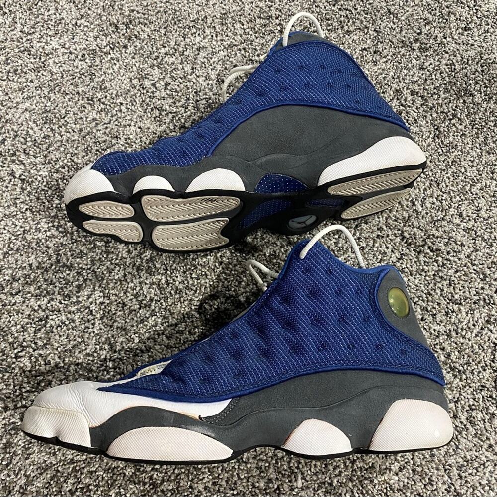Men’s Jordan 13 XIII Sneakers Shoes 2004 Blue White Size 12 - Style 310004-441